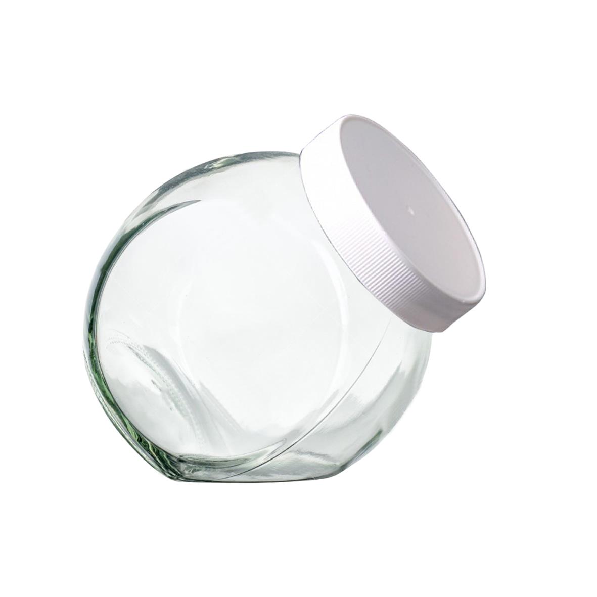 Snoeppot Sweets 0,9 liter wit SET bedrukken Snoeppot Sweets 0,9 liter wit SET bedrukken